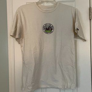 Vans "Off the Wall" graphic t shirt - men's size Medium classic fit - cream